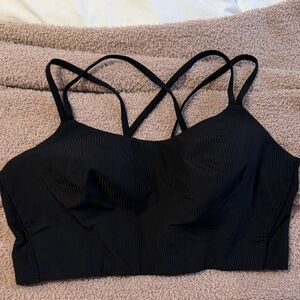 lululemon like a cloud longline ribbed bra size 14